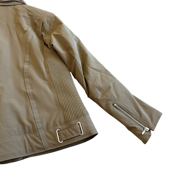 Obermeyer Tan Ski Jacket Waist Length Snowboarding Winter Snow Size 6 Women's - Picture 13 of 16